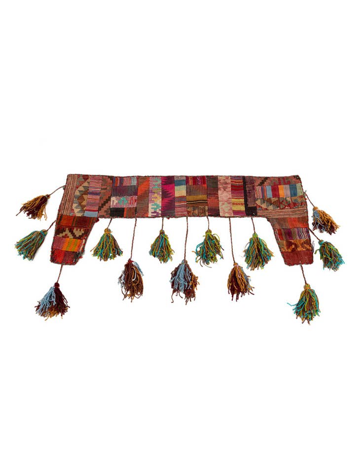 Detail image of  1' 9 x 4' 3  Hand Woven Wall Art Wool Rug