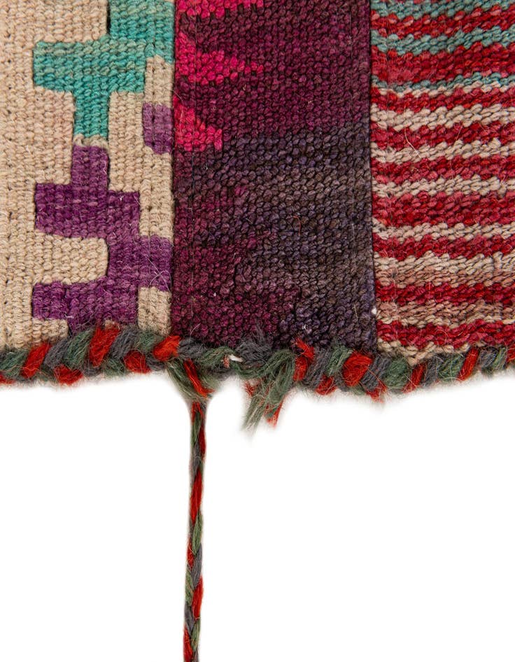 Detail image of  1' 9 x 4' 3  Hand Woven Wall Art Wool Rug
