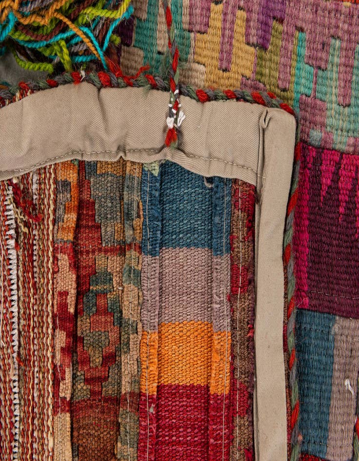 Detail image of  1' 9 x 4' 3  Hand Woven Wall Art Wool Rug