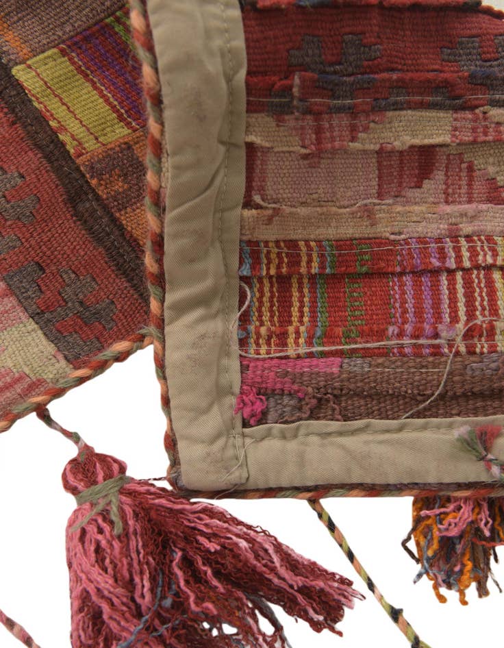 Detail image of 1' 8 x 4' 4 Hand Woven Wall Art Wool Rug