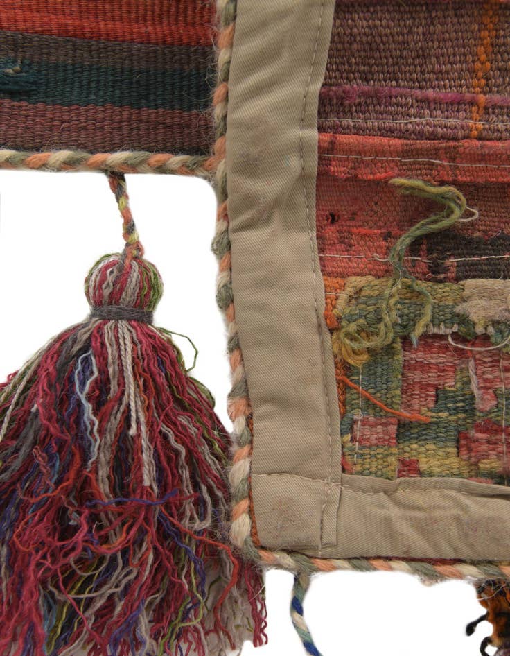 Detail image of 1' 7 x 4' 5 Hand Woven Wall Art Wool Rug