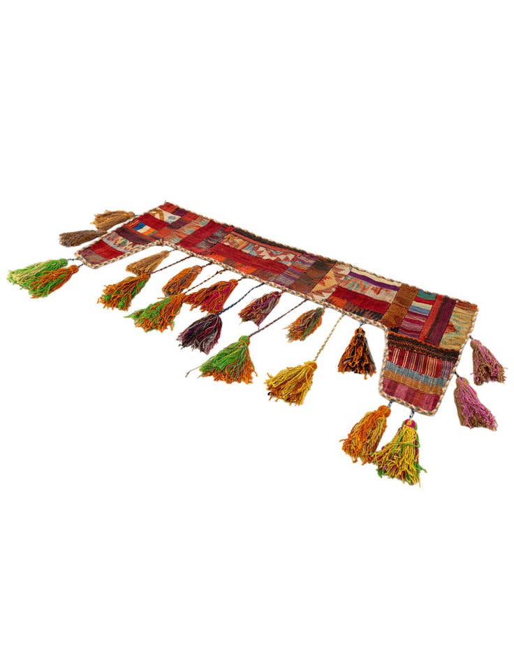 Detail image of  1' 8 x 4' 5  Hand Woven Wall Art Wool Rug