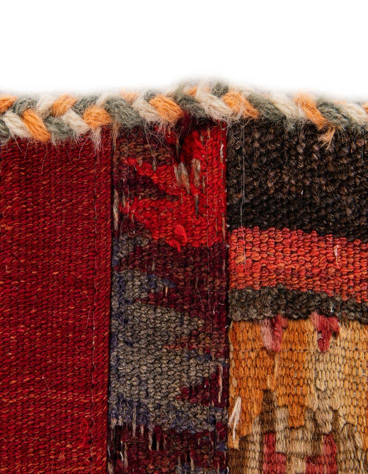 Detail image of  1' 8 x 4' 5  Hand Woven Wall Art Wool Rug