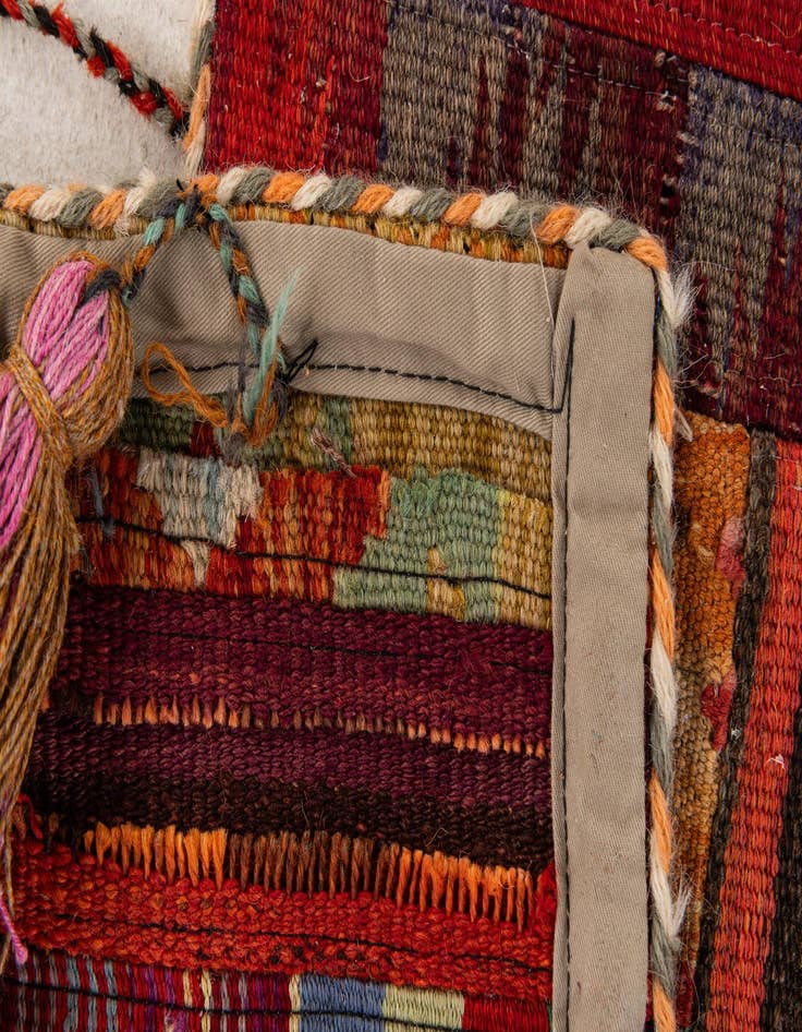 Detail image of  1' 8 x 4' 5  Hand Woven Wall Art Wool Rug