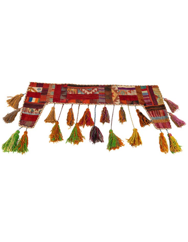 Detail image of  1' 8 x 4' 5  Hand Woven Wall Art Wool Rug