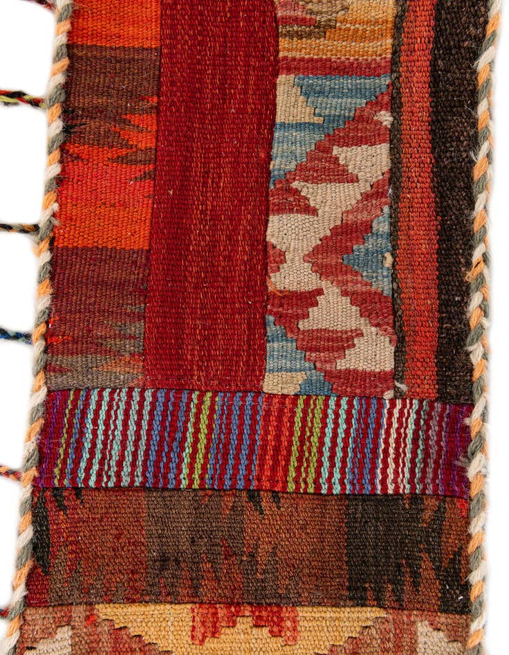 Detail image of  1' 8 x 4' 5  Hand Woven Wall Art Wool Rug