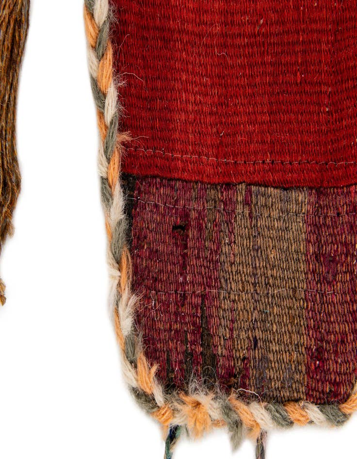 Detail image of  1' 8 x 4' 5  Hand Woven Wall Art Wool Rug