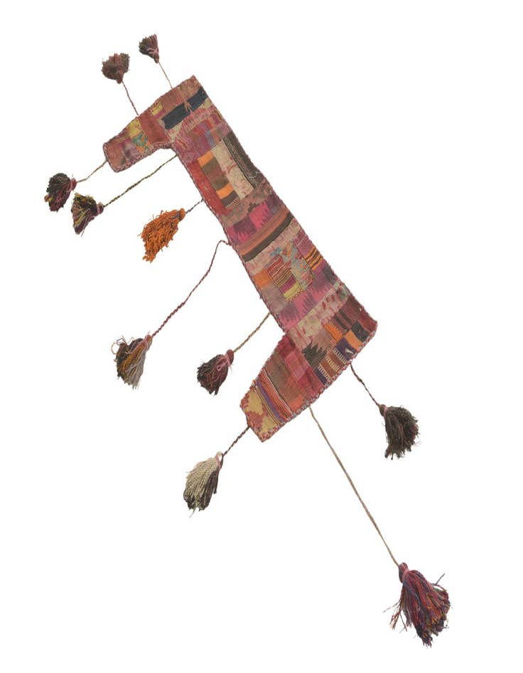 Detail image of  1' 8 x 4' 3  Hand Woven Wall Art Wool Rug