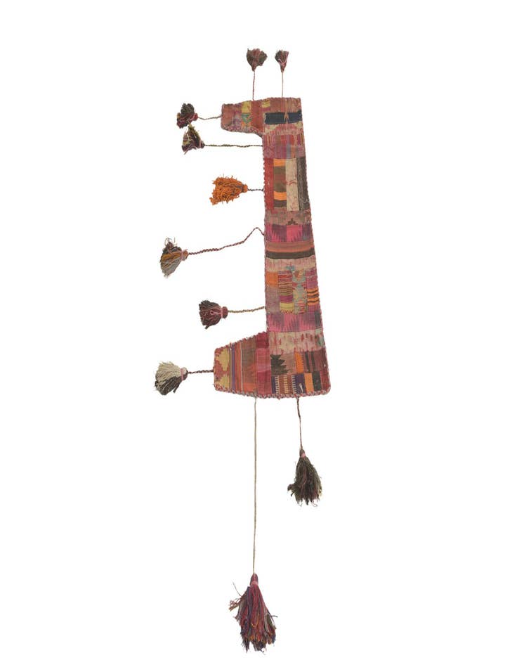 Detail image of  1' 8 x 4' 3  Hand Woven Wall Art Wool Rug