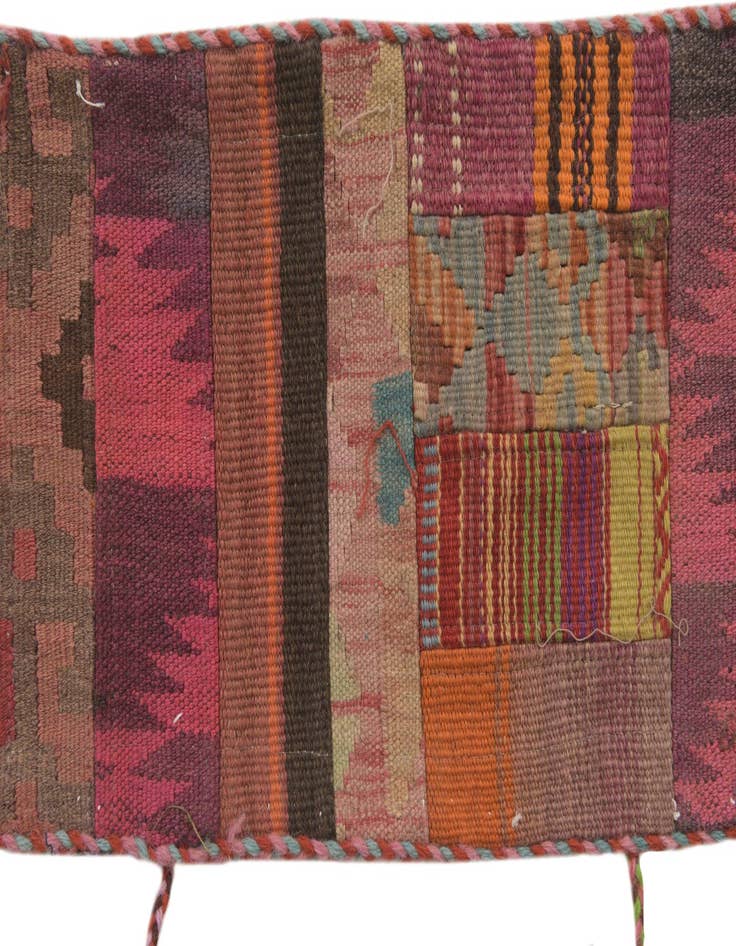 Detail image of  1' 8 x 4' 3  Hand Woven Wall Art Wool Rug