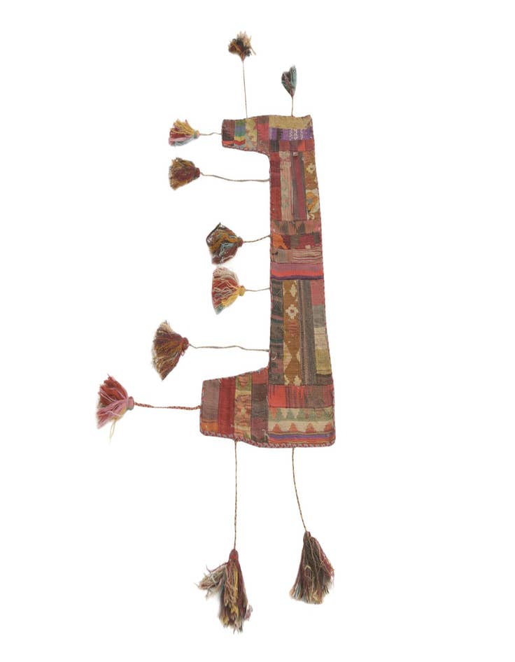 Detail image of  1' 9 x 4' 3  Hand Woven Wall Art Wool Rug