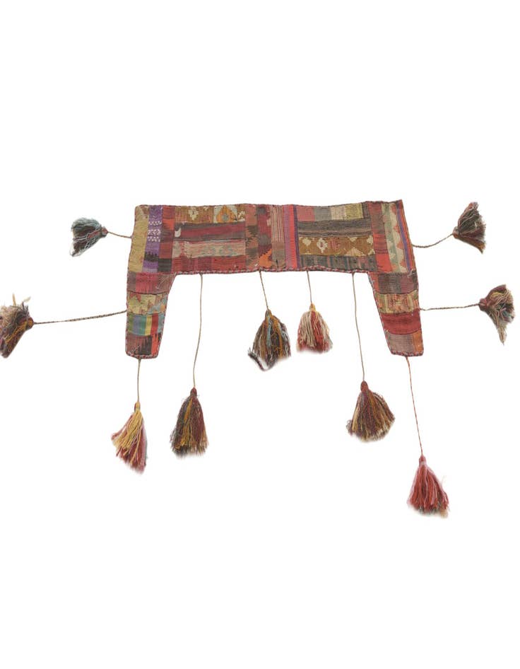 Detail image of  1' 9 x 4' 3  Hand Woven Wall Art Wool Rug