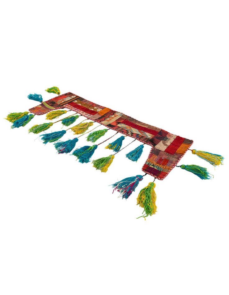 Detail image of  1' 8 x 4' 5  Hand Woven Wall Art Rug