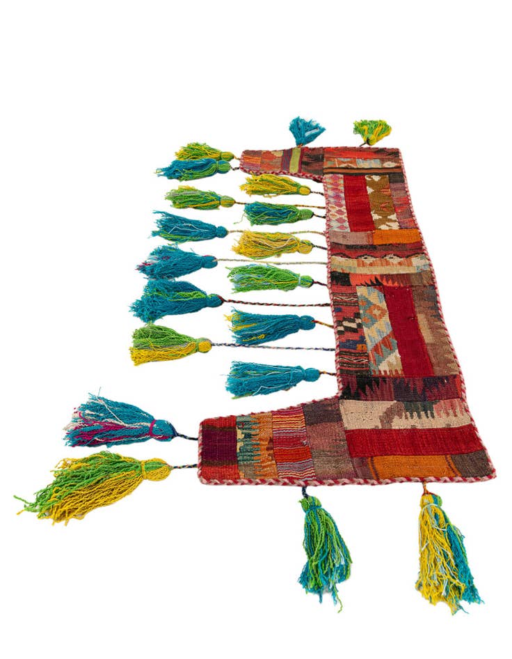 Detail image of  1' 8 x 4' 5  Hand Woven Wall Art Rug