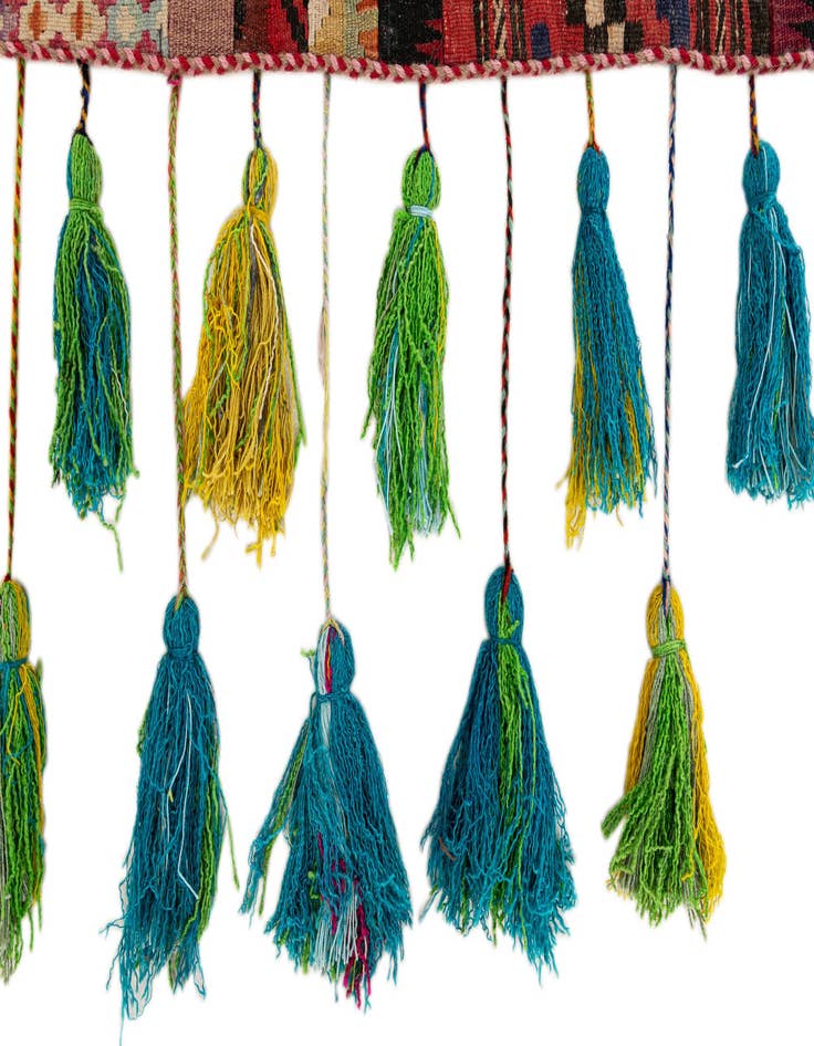 Detail image of  1' 8 x 4' 5  Hand Woven Wall Art Rug