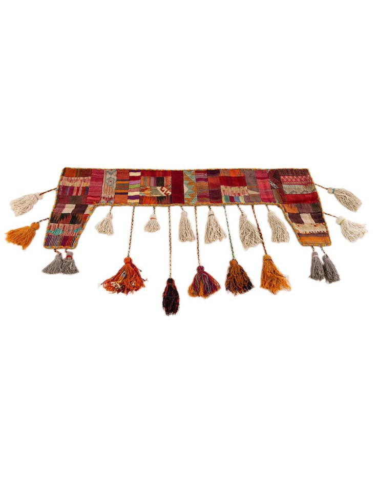 Detail image of  1' 8 x 4' 5  Hand Woven Wall Art Wool Rug