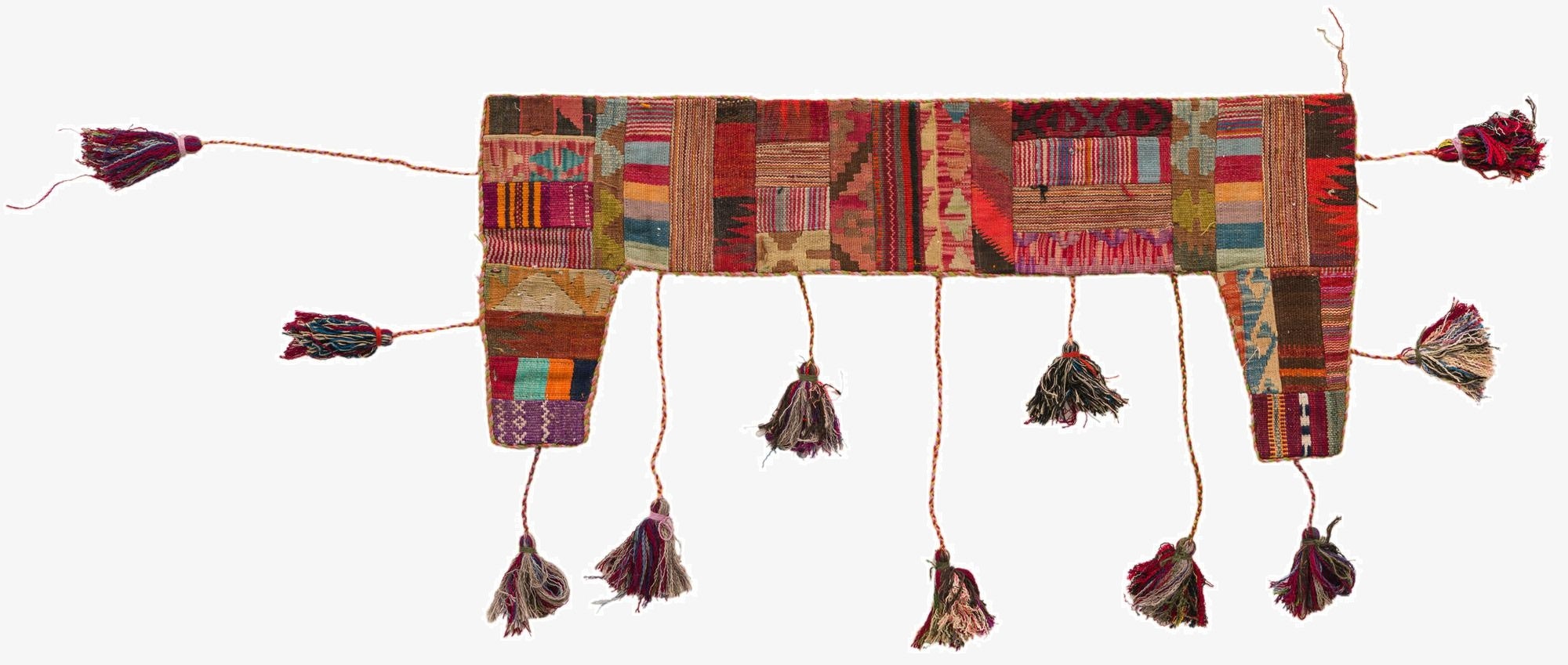  1' 9 x 4' 3  Hand Woven Wall Art Wool Rug