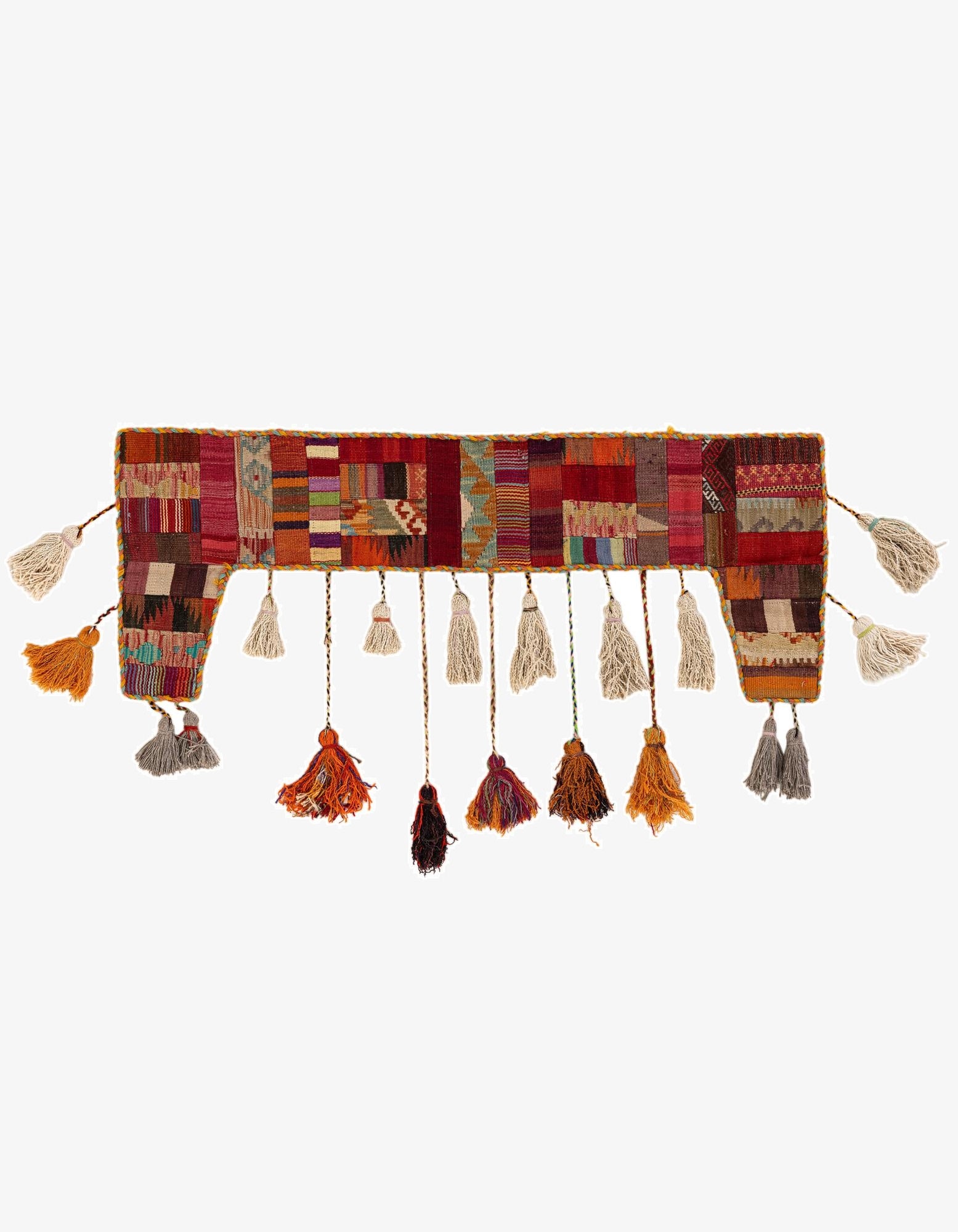  1' 8 x 4' 5  Hand Woven Wall Art Wool Rug