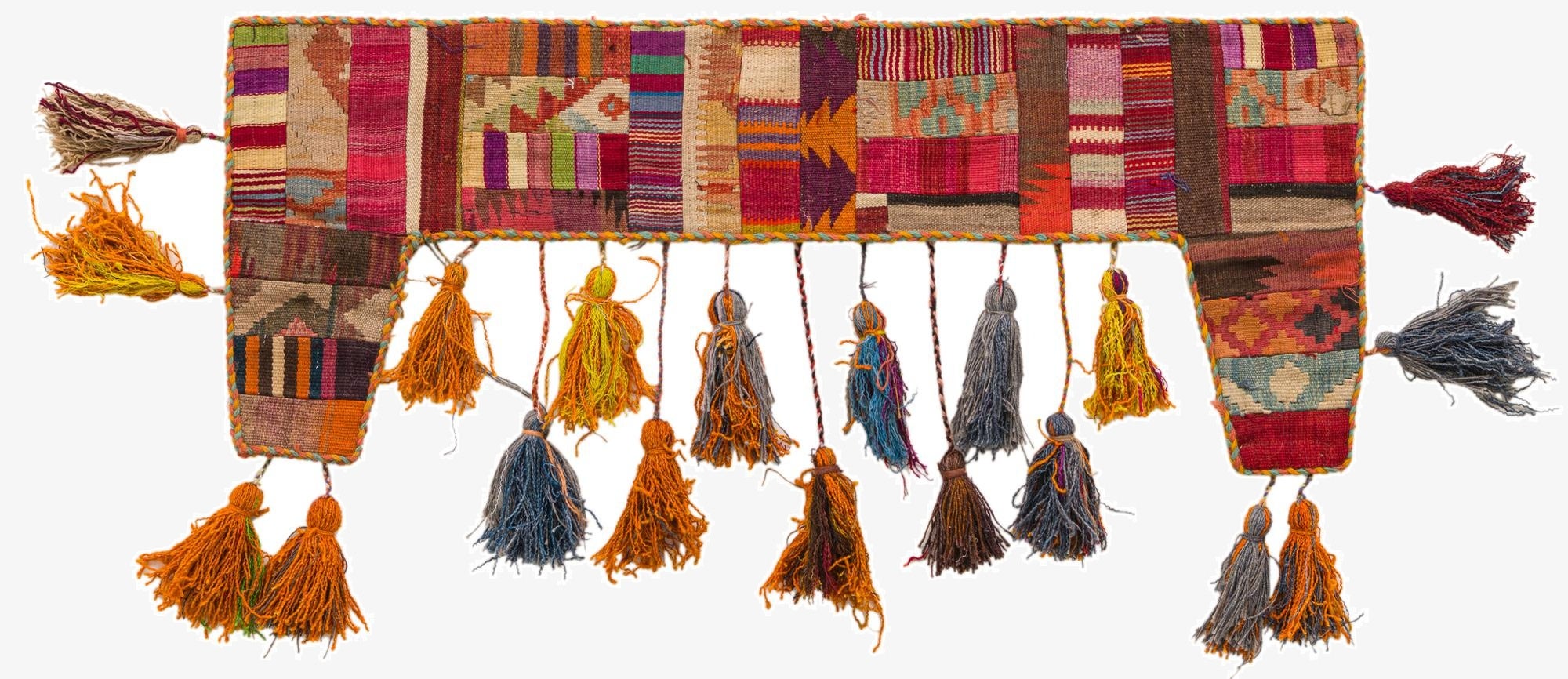  1' 8 x 4' 3  Hand Woven Wall Art Wool Rug