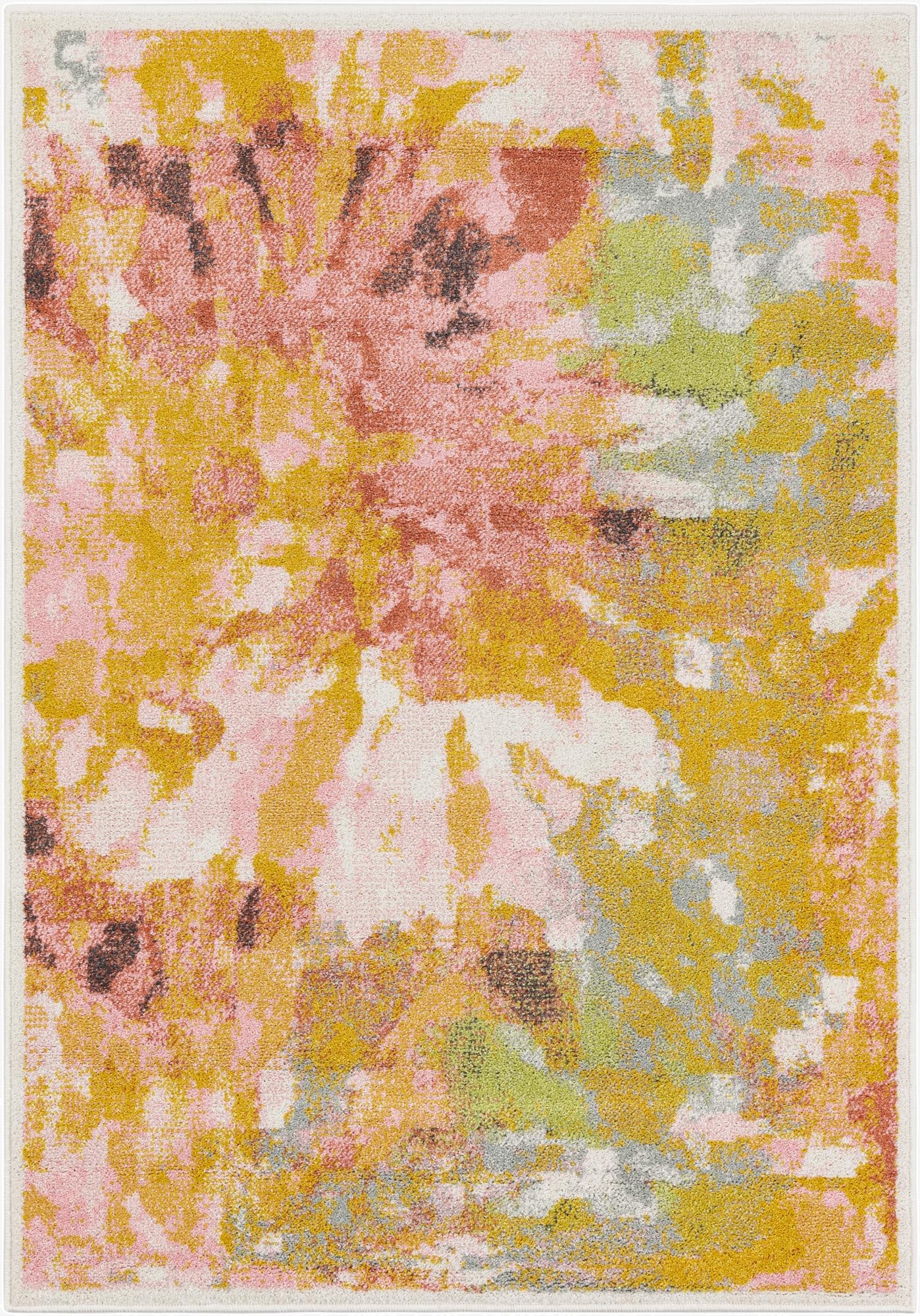  4' 1 x 6' 1 Abstract Whimsy Kids Rug