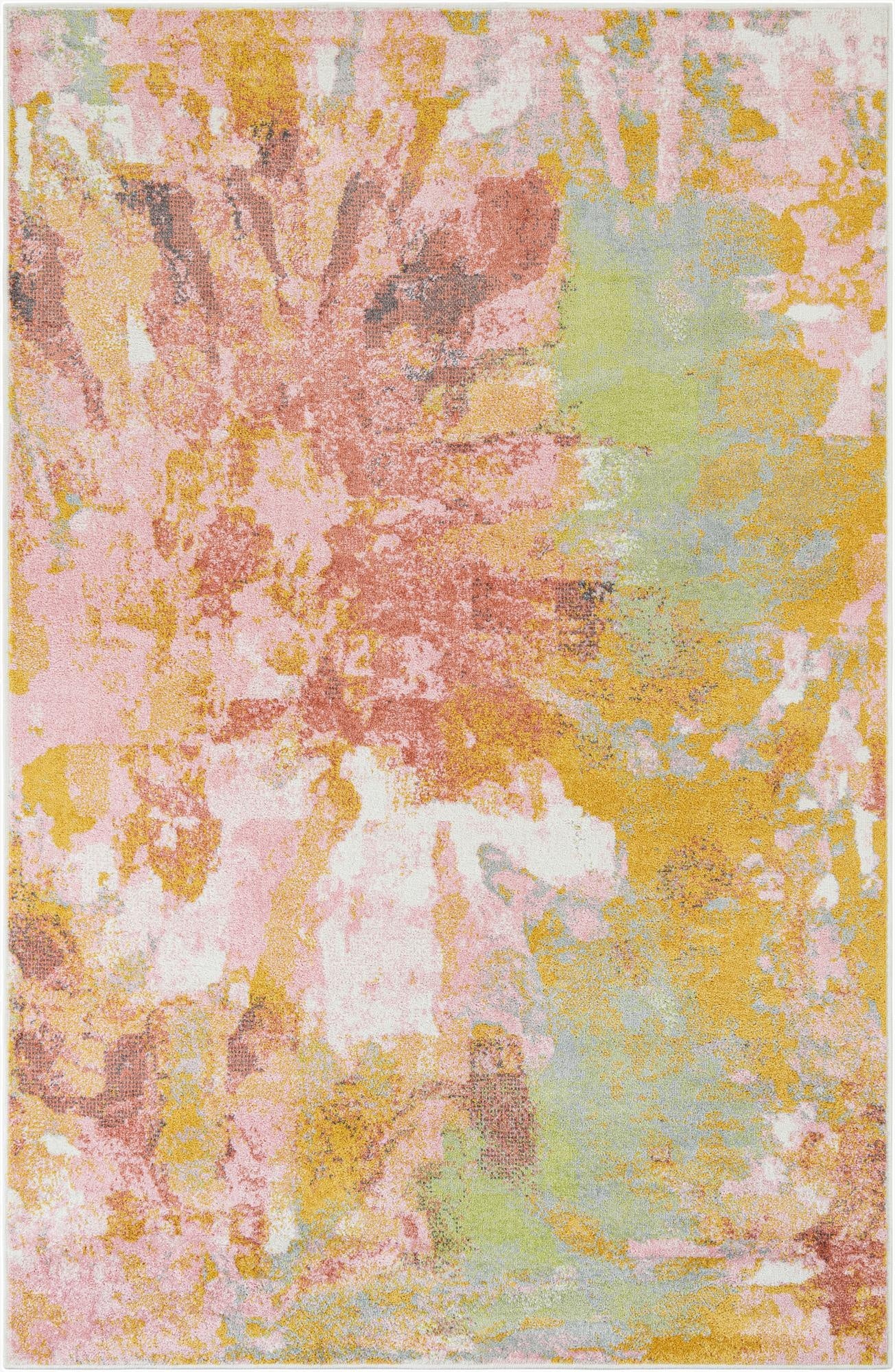  5' 3 x 8' Abstract Whimsy Kids Rug