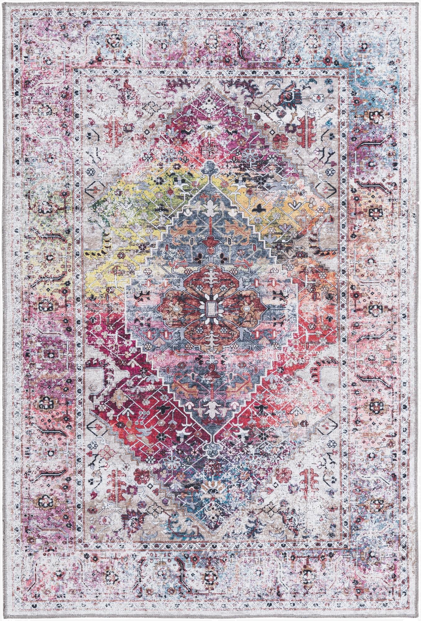  4' x 6'  Washable Yara Rug