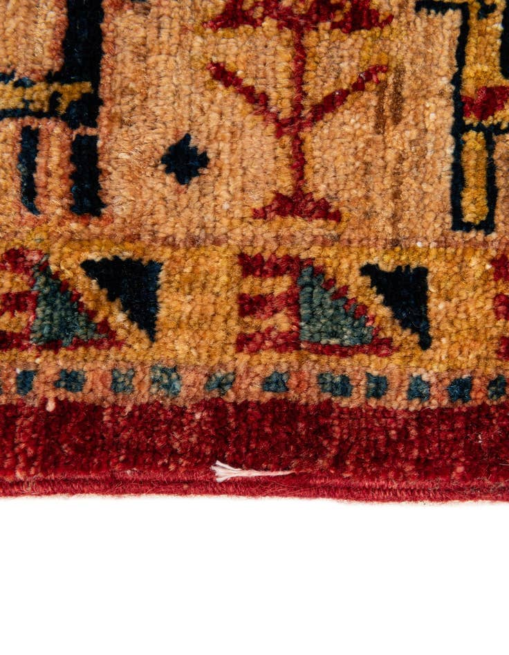 Detail image of  5' 1 x 6' 10  Hand Knotted Ziegler Wool Rug