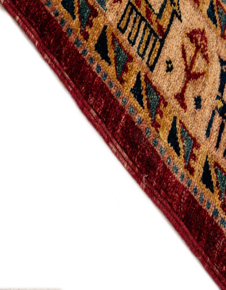 Detail image of  5' 1 x 6' 10  Hand Knotted Ziegler Wool Rug