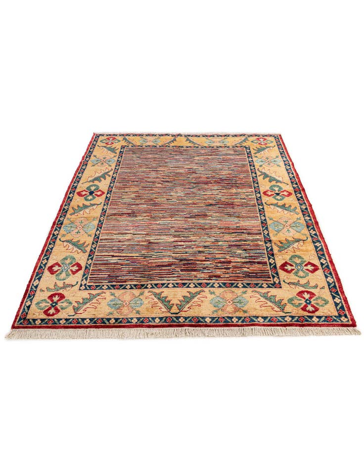 Detail image of  5' 10 x 7' 8  Hand Knotted Ziegler Wool Rug