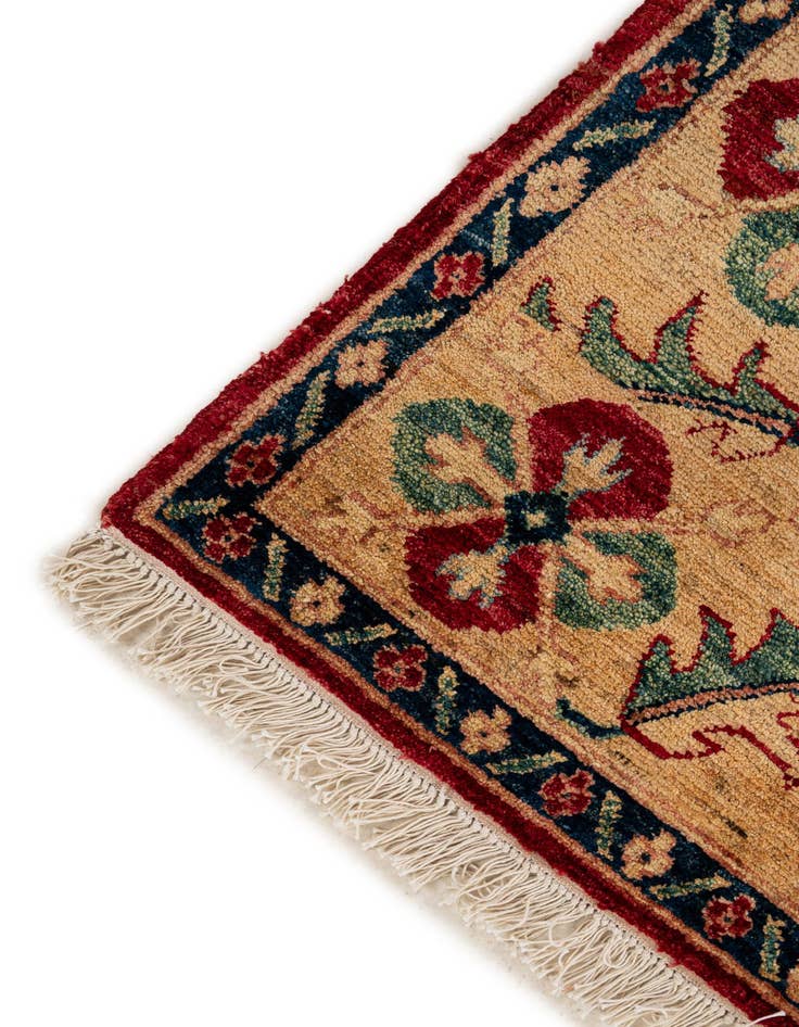 Detail image of  5' 10 x 7' 8  Hand Knotted Ziegler Wool Rug