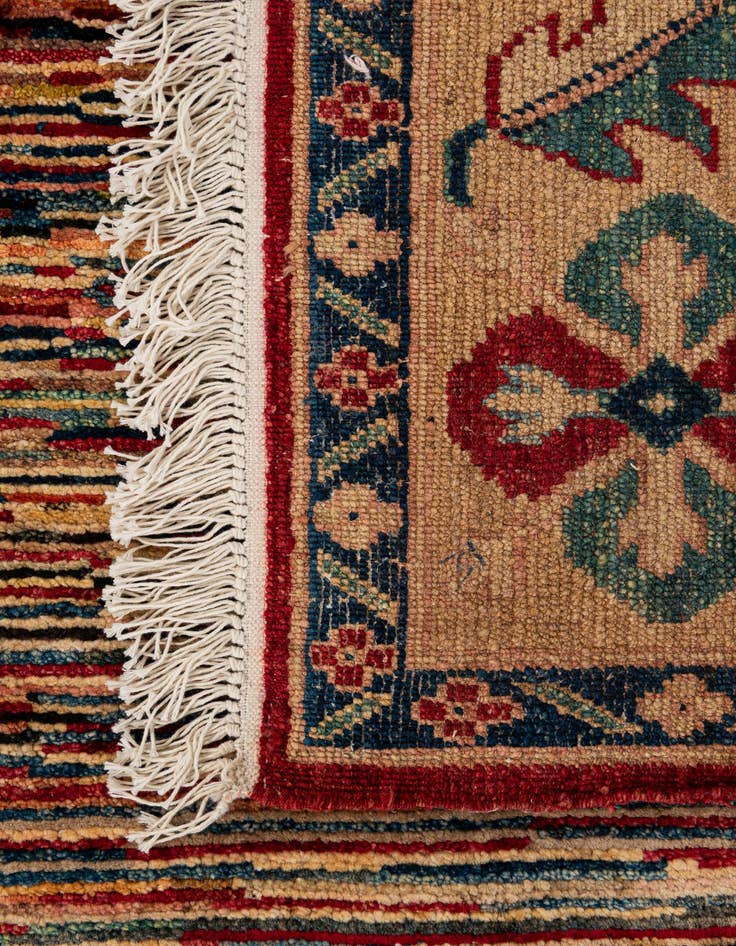 Detail image of  5' 10 x 7' 8  Hand Knotted Ziegler Wool Rug
