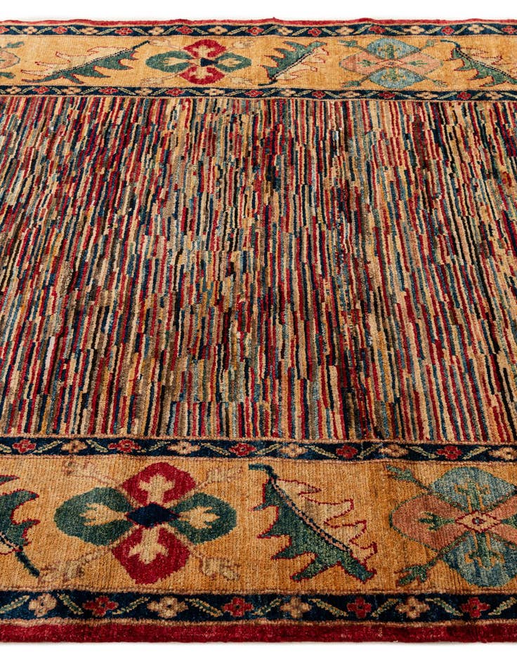 Detail image of  5' 10 x 7' 8  Hand Knotted Ziegler Wool Rug