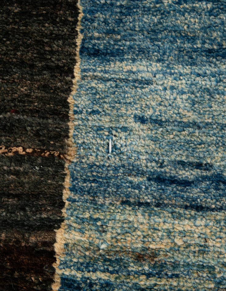 Detail image of  4' 11 x 6' 6  Hand Knotted Ziegler Wool Rug
