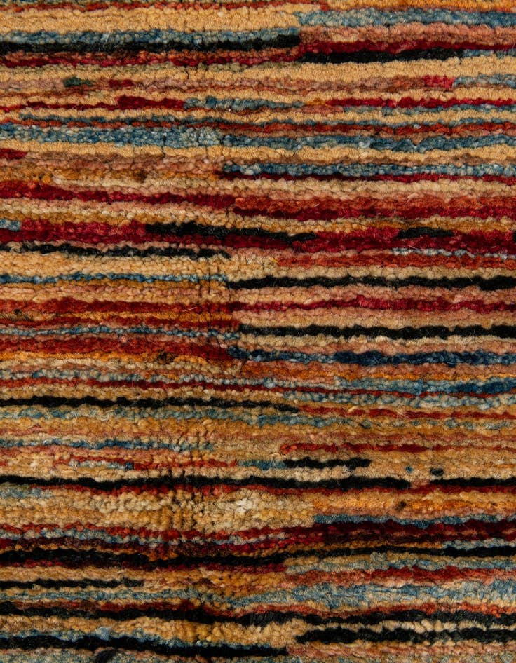 Detail image of  4' 11 x 6' 6  Hand Knotted Ziegler Wool Rug