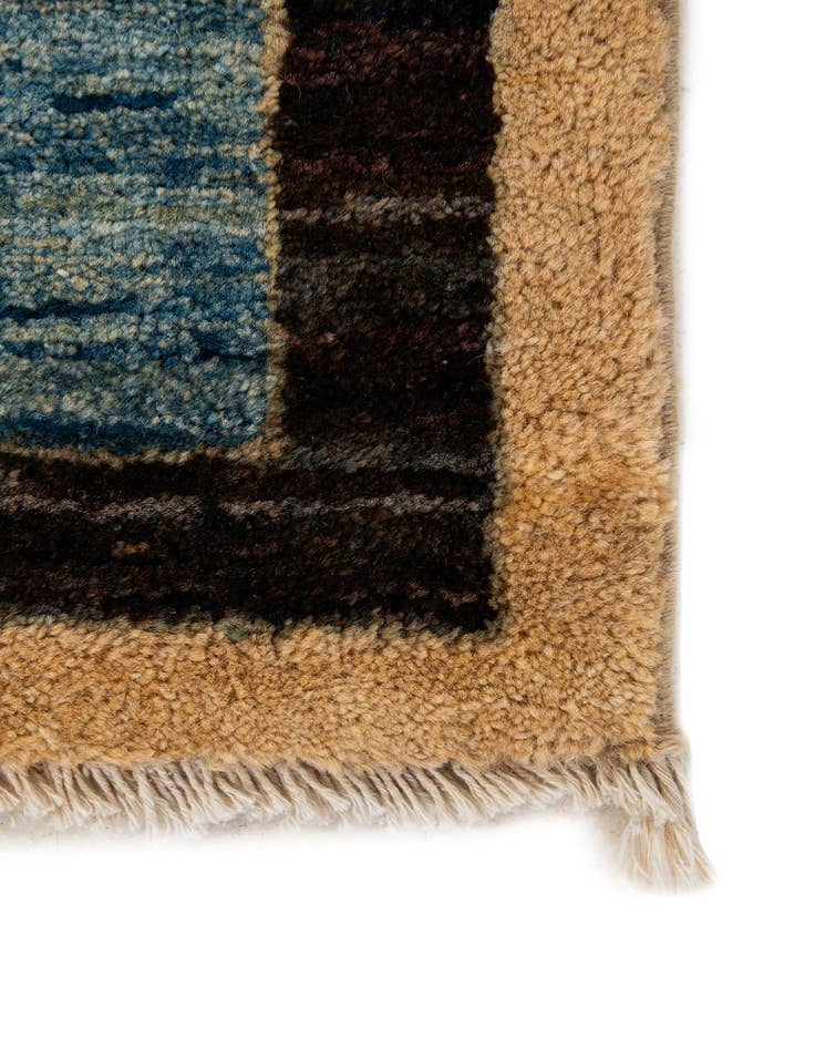 Detail image of  4' 11 x 6' 6  Hand Knotted Ziegler Wool Rug