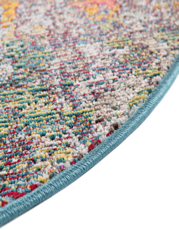 Detail image of  4' x 4' Amulet Round Rug