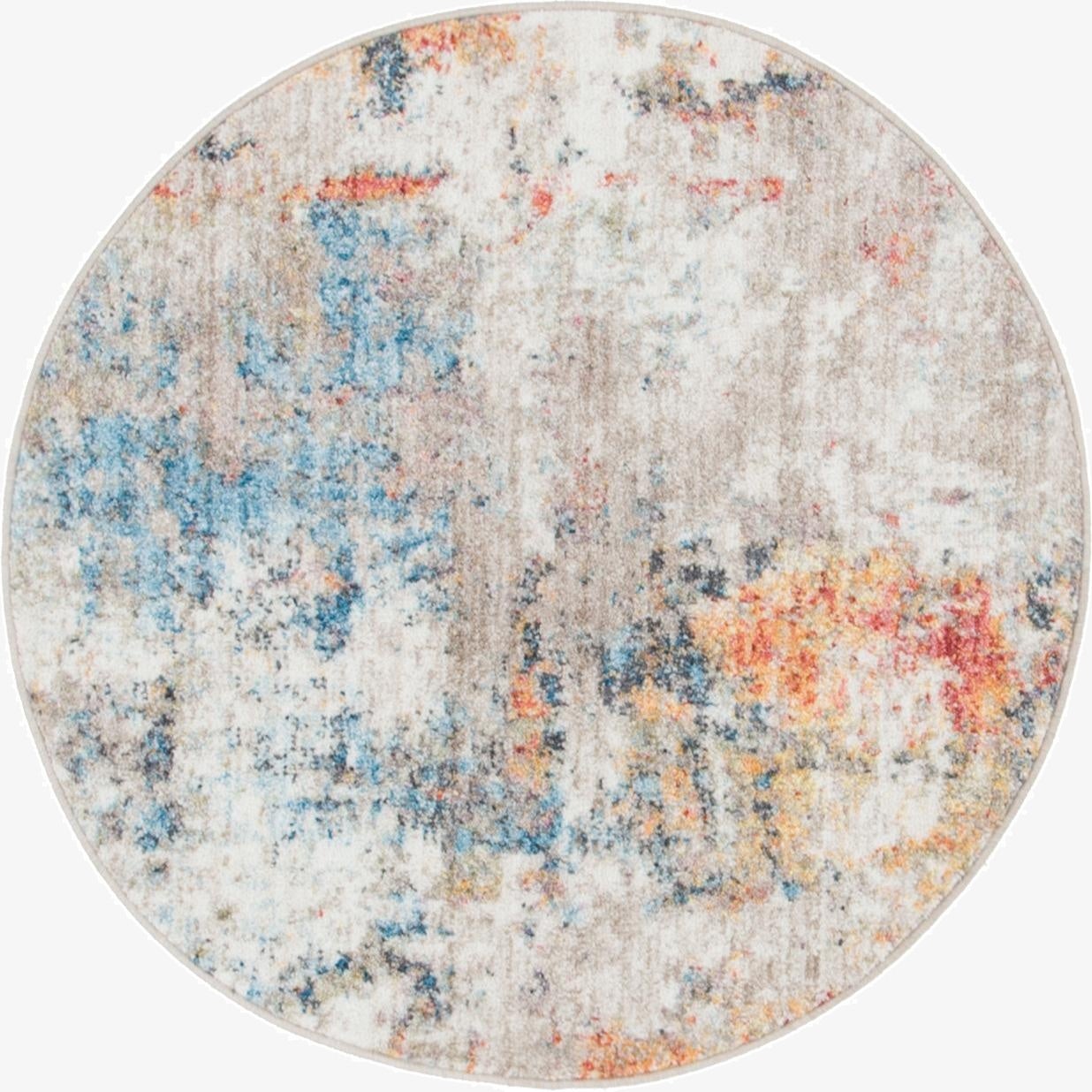  3' 3 x 3' 3 Andromeda Round Rug