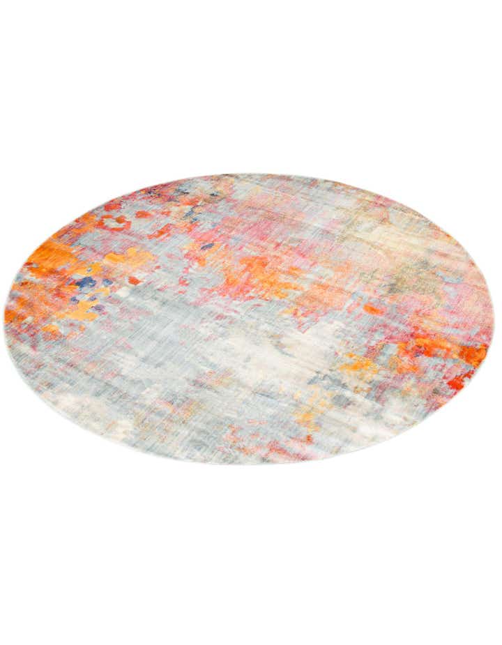 Multicolor 8' x 8' Apollo Round Rug | Rugs.com