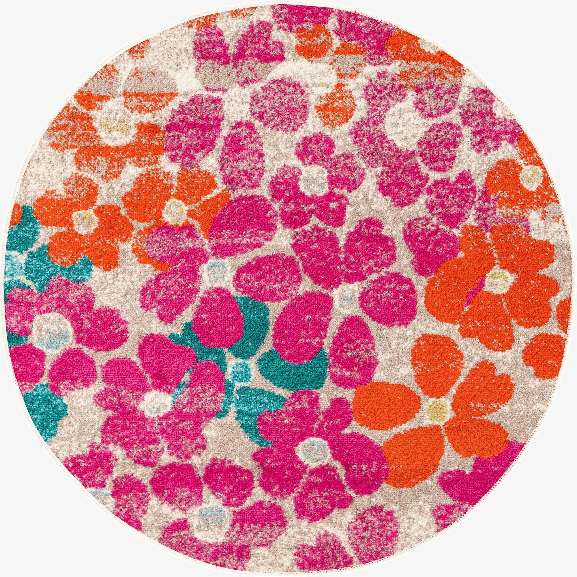  3' x 3' Azalea Round Rug