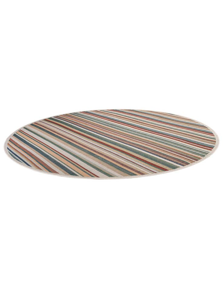 Detail image of  12' x 12'  Washable Baja Indoor / Outdoor Round Rug