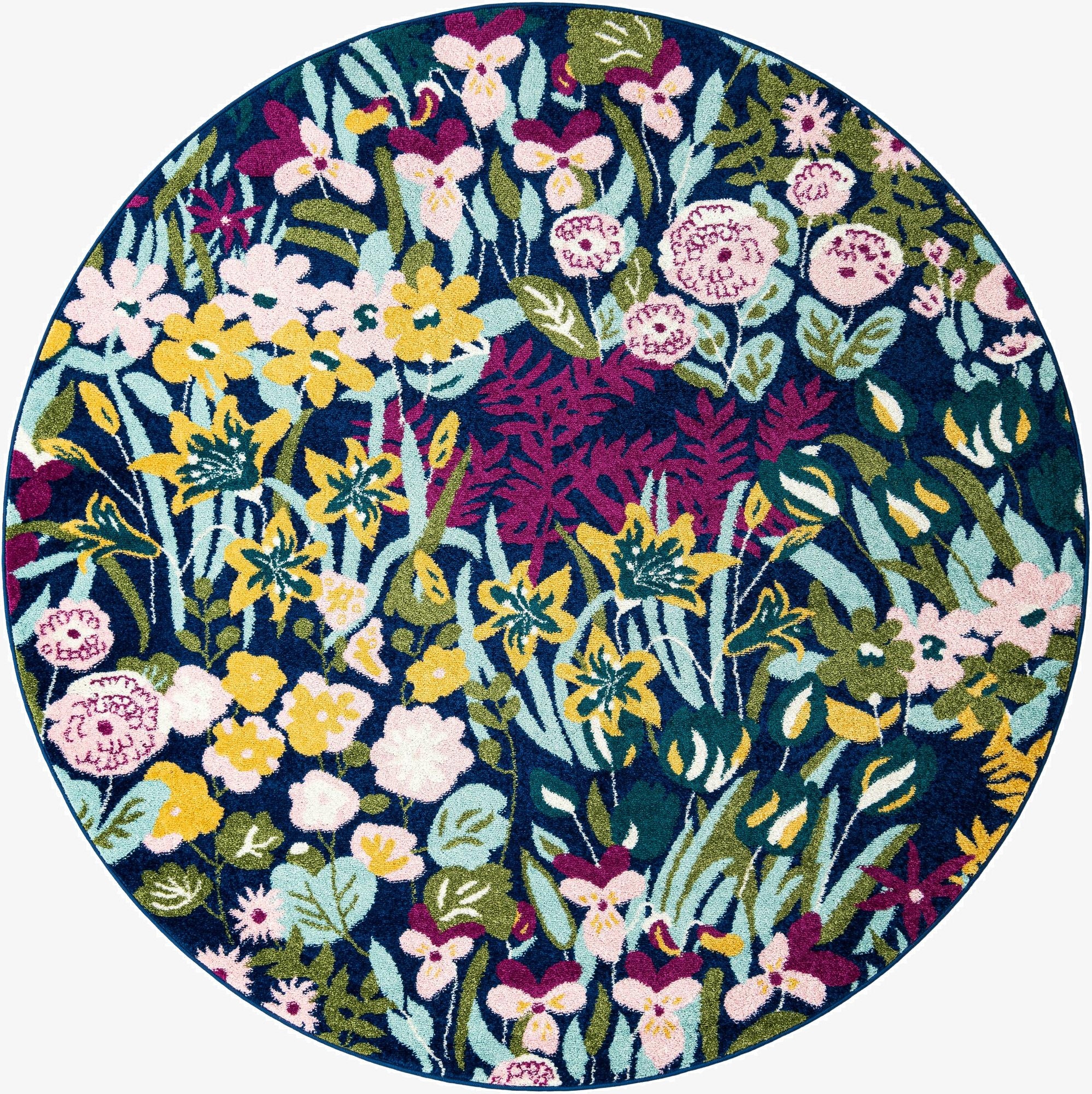  7' 10 x 7' 10 Bloom Round Rug
