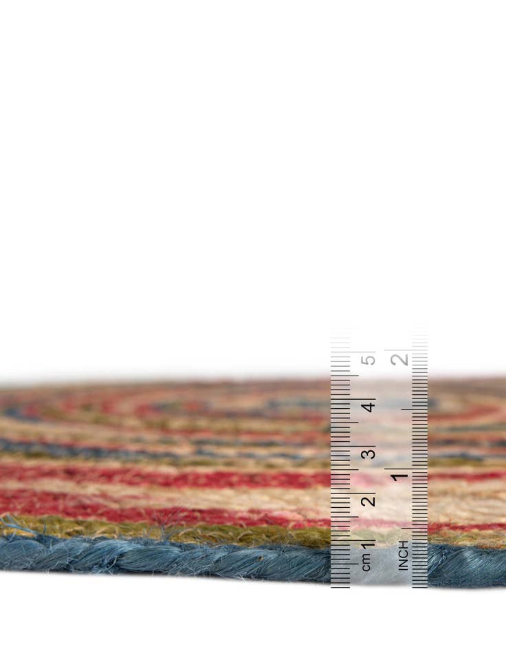 Detail image of  10' x 10'  Hand Braided Jute Round Rug