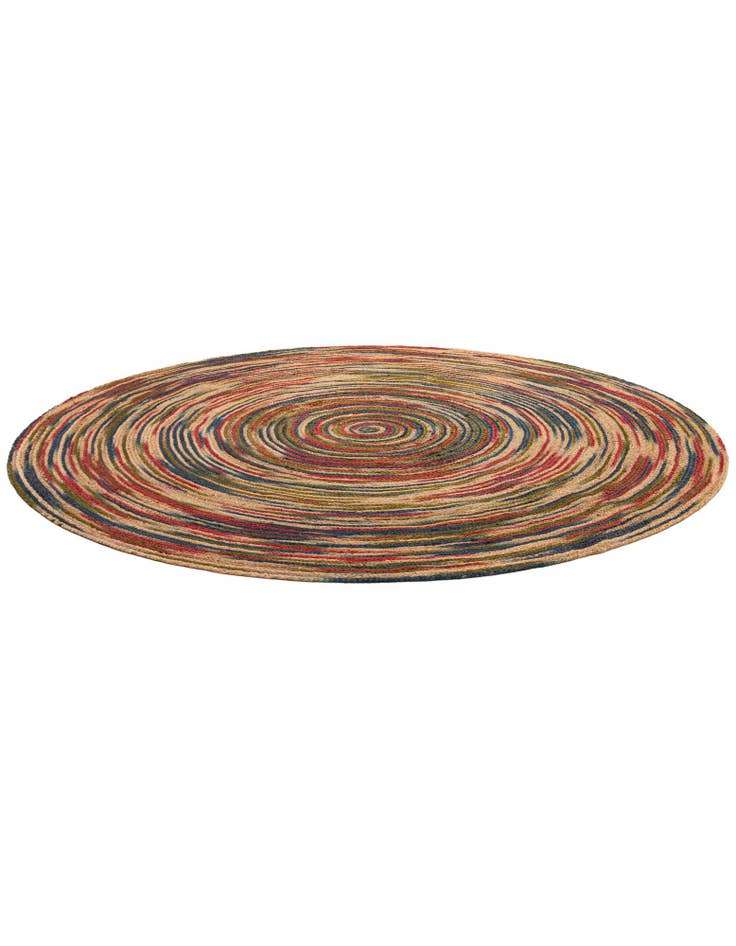 Detail image of  7' 10 x 7' 10  Hand Braided Jute Round Rug