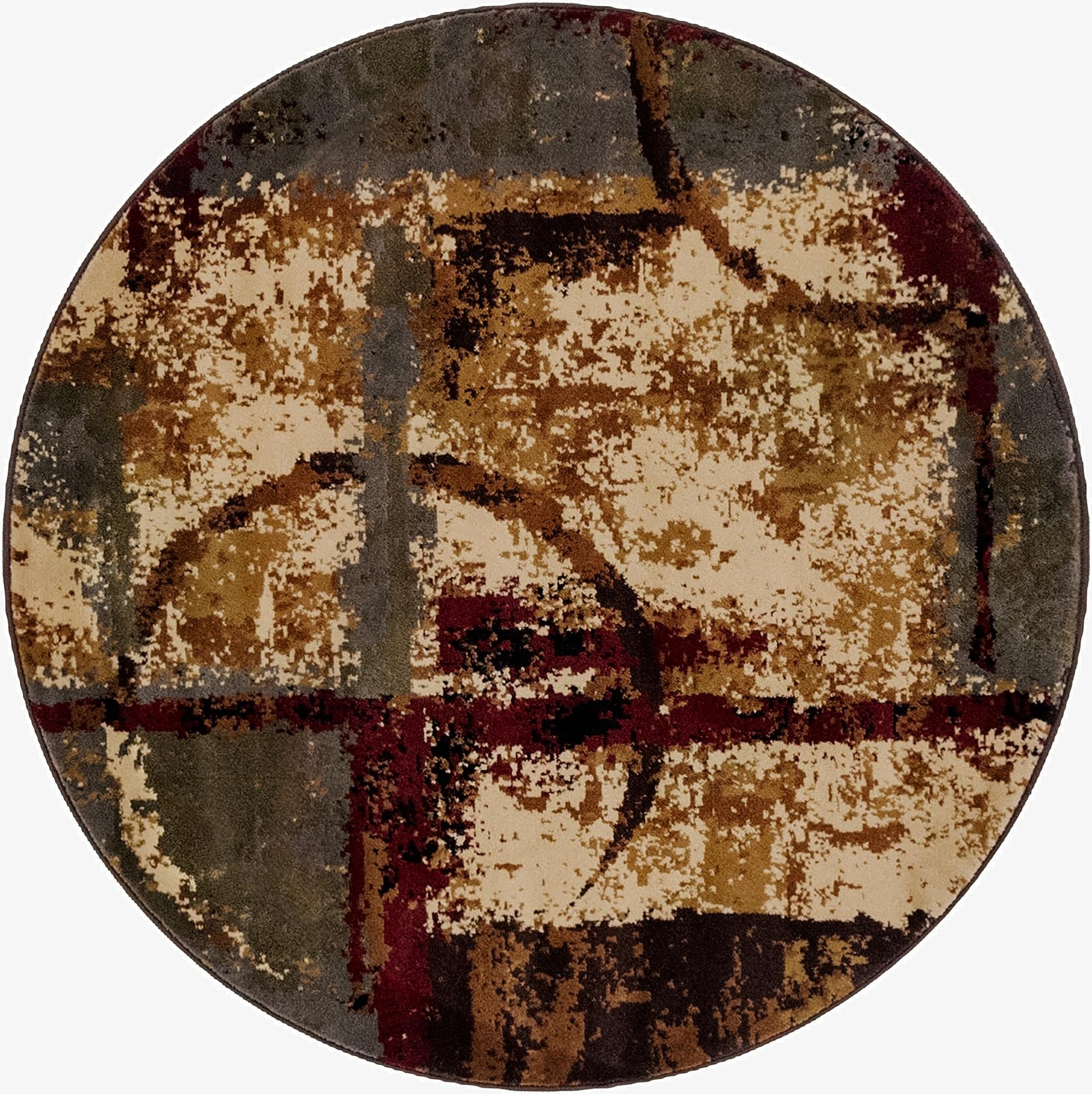  4' x 4' Cafe Round Rug