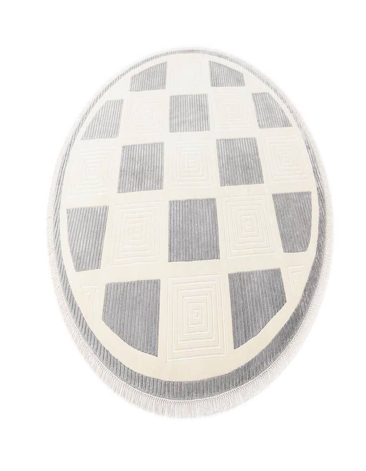 Detail image of  6' 5 x 6' 5  Hand Knotted Darya Wool Round Rug