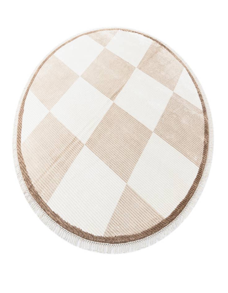 Detail image of  6' 6 x 6' 6  Hand Knotted Darya Wool Round Rug