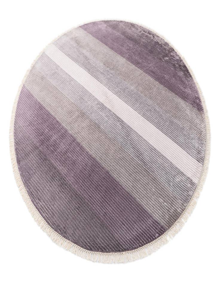 Detail image of  6' 7 x 6' 7  Hand Knotted Darya Wool Round Rug