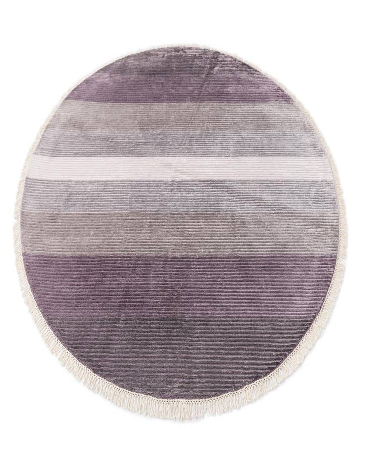 Detail image of  6' 7 x 6' 7  Hand Knotted Darya Wool Round Rug