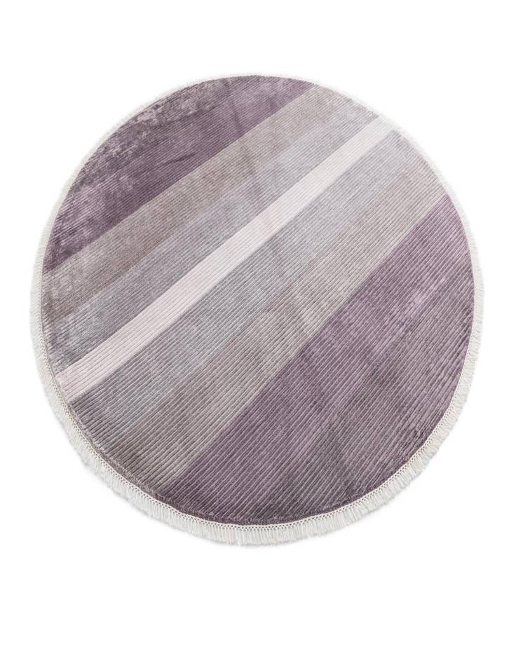 Detail image of  6' 8 x 6' 8  Hand Knotted Darya Wool Round Rug