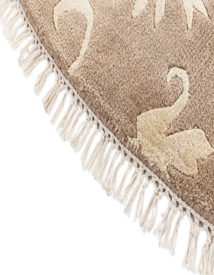 Detail image of  6' 7 x 6' 7  Hand Knotted Darya Wool Round Rug